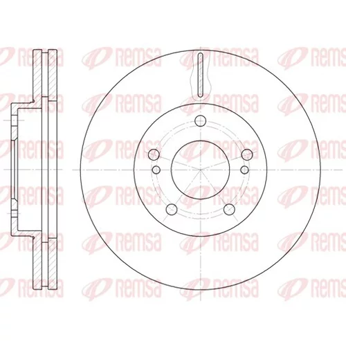Brzdový kotúč REMSA 61242.10