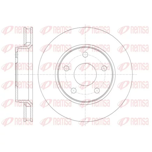 Brzdový kotúč REMSA 61367.10