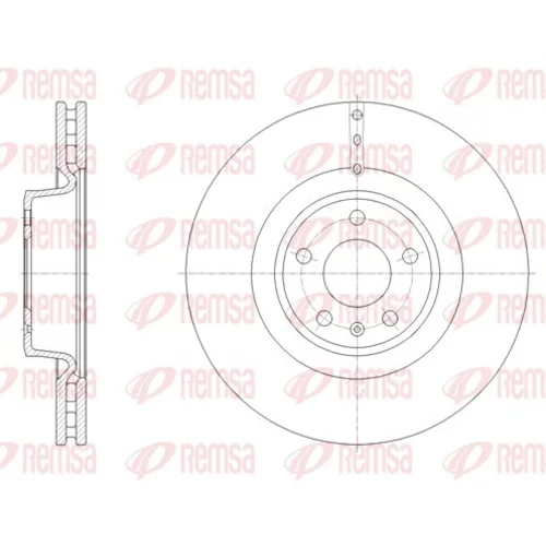 Brzdový kotúč REMSA 61670.10