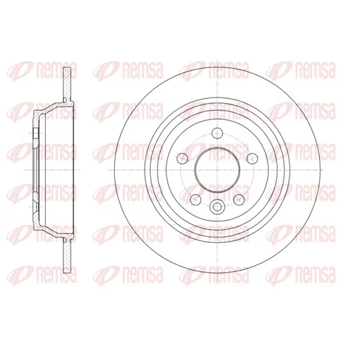 Brzdový kotúč REMSA 61899.00