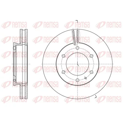 Brzdový kotúč REMSA 62526.10