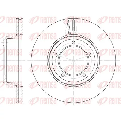 Brzdový kotúč REMSA 6340.10