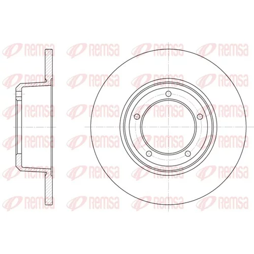 Brzdový kotúč REMSA 6341.00