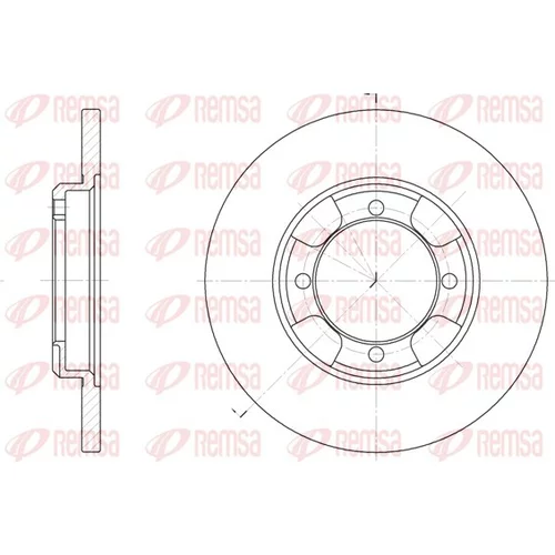 Brzdový kotúč REMSA 6388.00