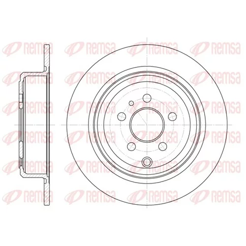 Brzdový kotúč REMSA 6502.00