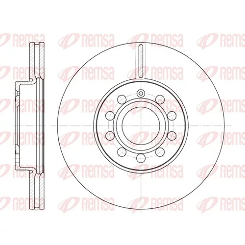 Brzdový kotúč REMSA 6648.10