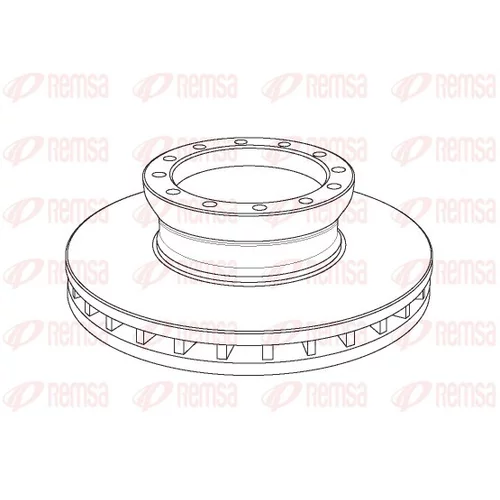 Brzdový kotúč REMSA NCA1139.20