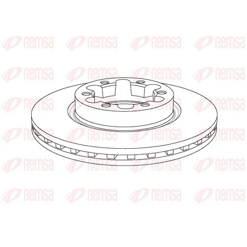 Brzdový kotúč REMSA NCA1145.20