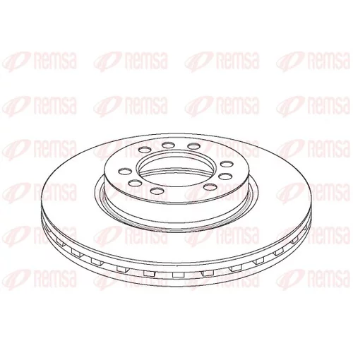 Brzdový kotúč REMSA NCA1180.20