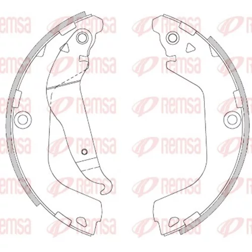 Brzdové čeľuste REMSA 4280.00