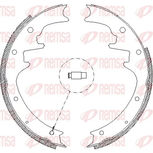 Brzdové čeľuste REMSA 4423.00