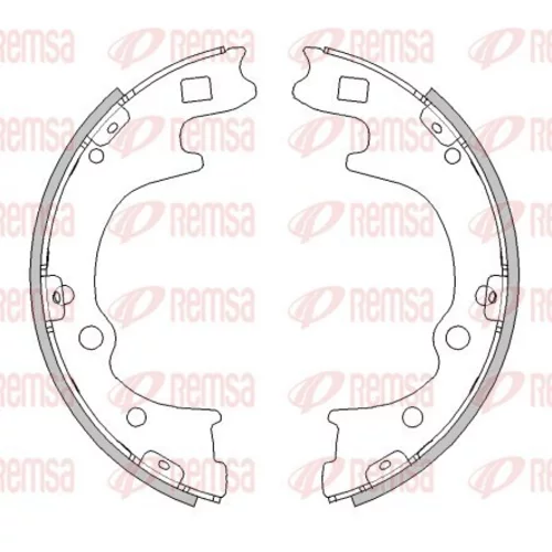 Brzdové čeľuste REMSA 4496.00