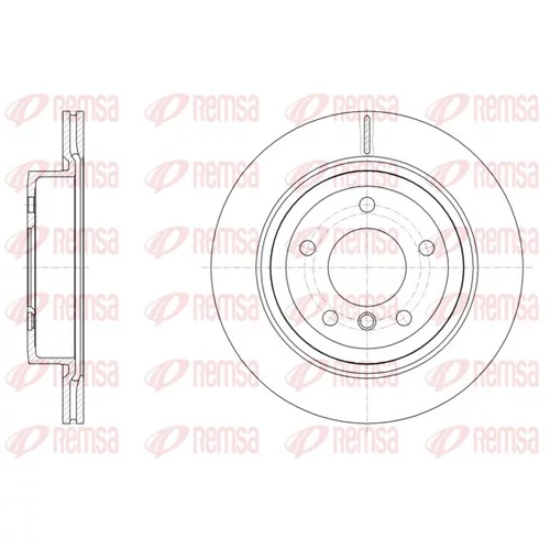 Brzdový kotúč REMSA 61497.10