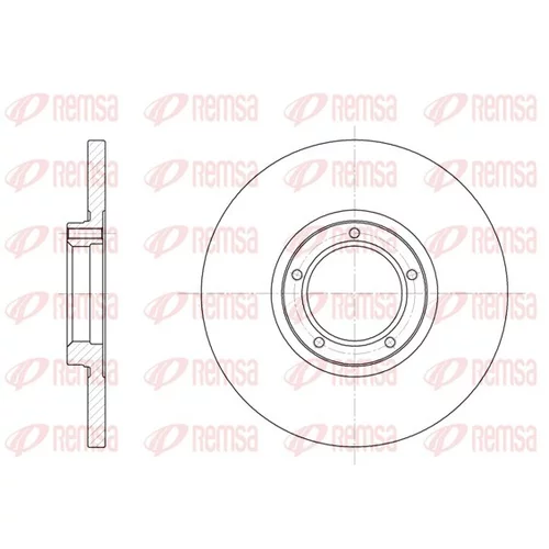 Brzdový kotúč REMSA 6163.00