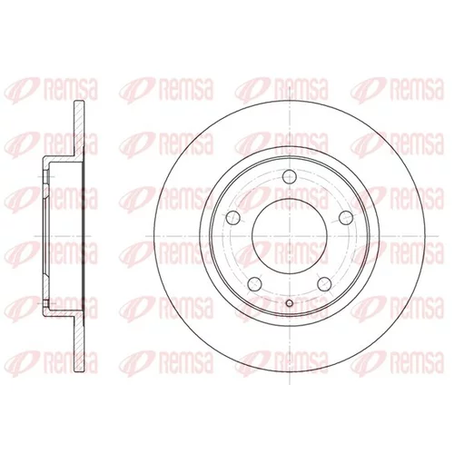 Brzdový kotúč REMSA 6206.00