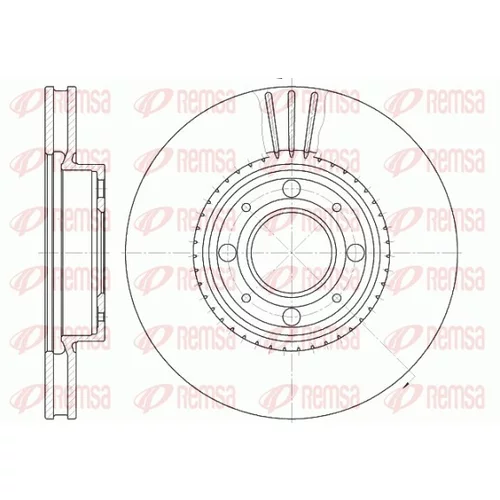 Brzdový kotúč REMSA 6303.10