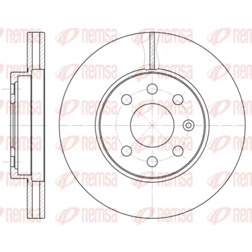 Brzdový kotúč REMSA 6573.10