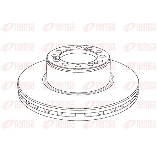 Brzdový kotúč REMSA NCA1079.20