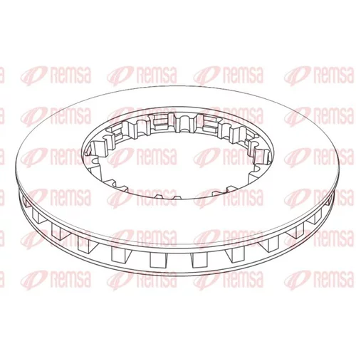 Brzdový kotúč REMSA NCA1143.21