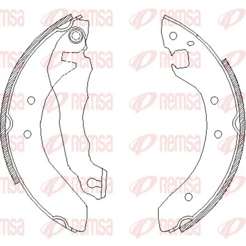 Brzdové čeľuste REMSA 4064.00