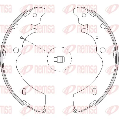 Brzdové čeľuste REMSA 4224.00