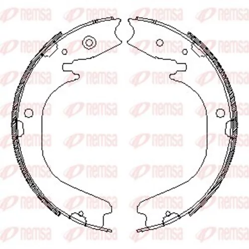 Brzdová čeľusť, parkovacia brzda REMSA 4486.00
