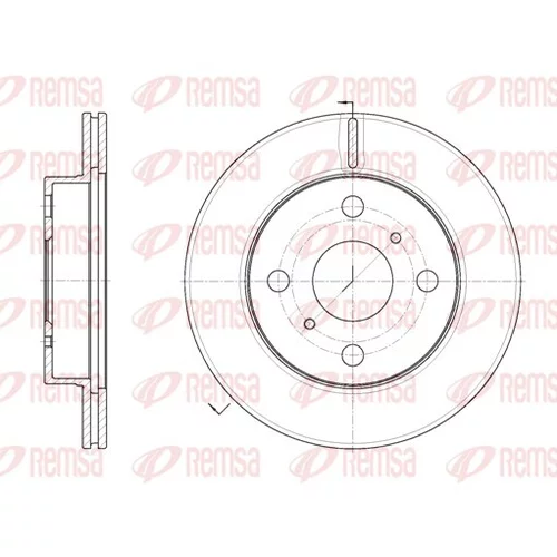 Brzdový kotúč REMSA 6026.10