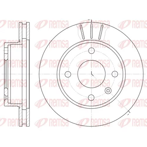 Brzdový kotúč REMSA 6097.10