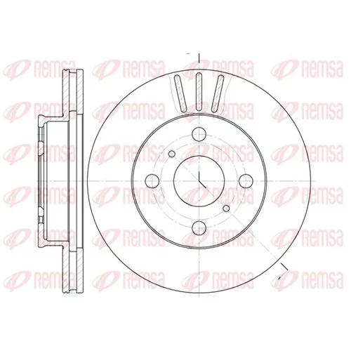 Brzdový kotúč REMSA 6134.10