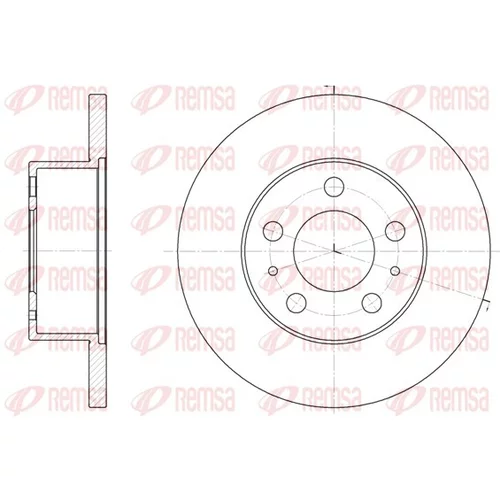 Brzdový kotúč REMSA 6233.00