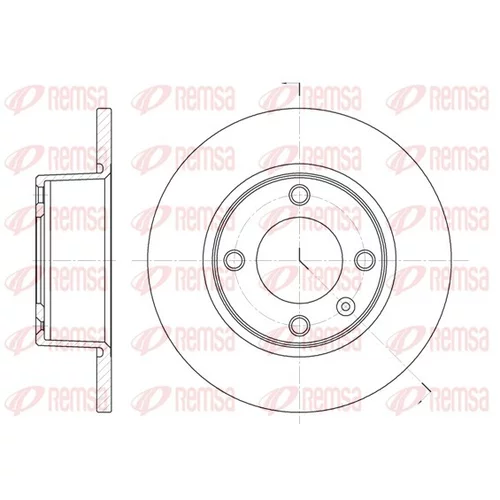 Brzdový kotúč REMSA 6433.00