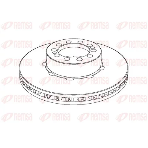 Brzdový kotúč REMSA NCA1126.20