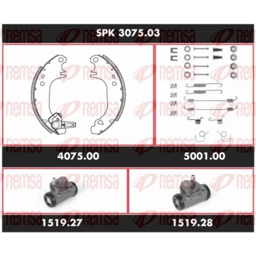 Sada bŕzd, Bubnová brzda REMSA SPK 3075.03