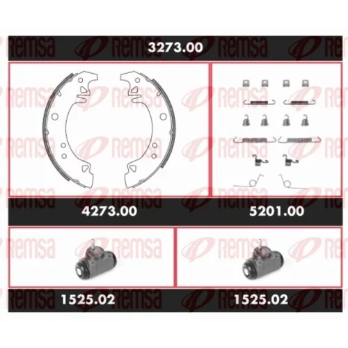 Sada bŕzd, Bubnová brzda REMSA 3273.00