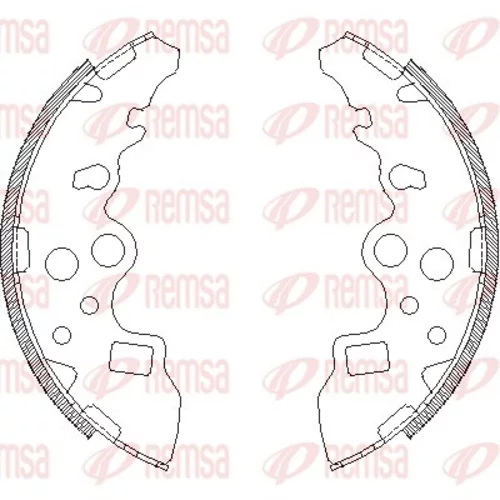 Brzdové čeľuste REMSA 4159.00