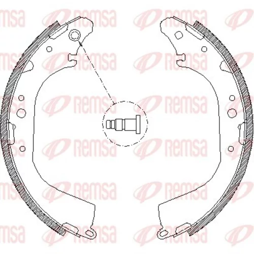 Brzdové čeľuste REMSA 4172.00