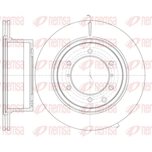 Brzdový kotúč REMSA 61159.10