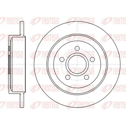 Brzdový kotúč REMSA 61364.00