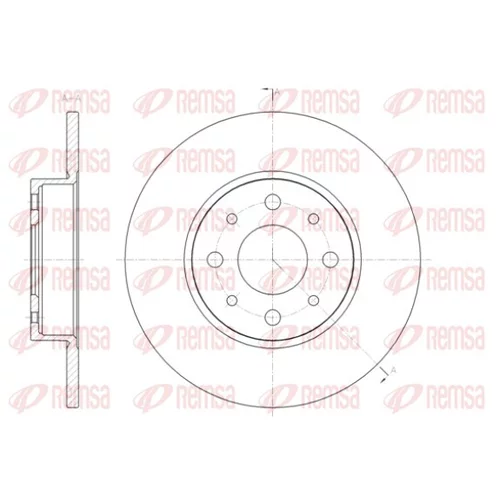 Brzdový kotúč REMSA 61390.00
