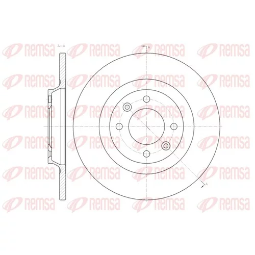 Brzdový kotúč REMSA 61457.00