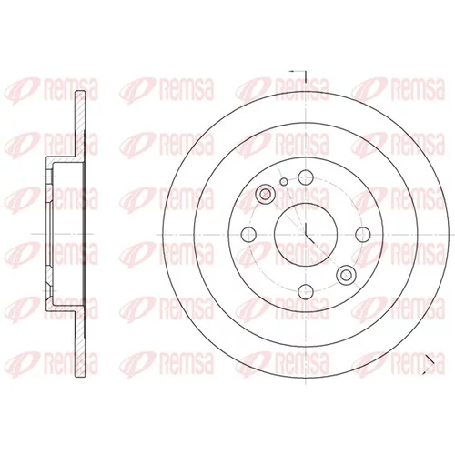 Brzdový kotúč REMSA 6148.00