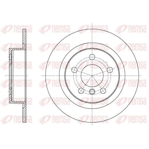 Brzdový kotúč REMSA 61597.00