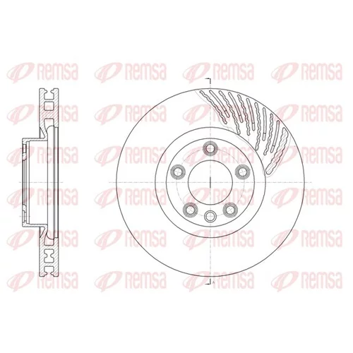 Brzdový kotúč REMSA 61907.10