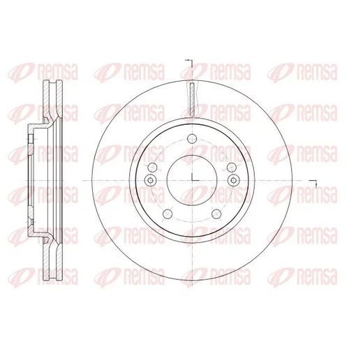 Brzdový kotúč REMSA 62523.10