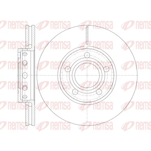Brzdový kotúč REMSA 6268.10