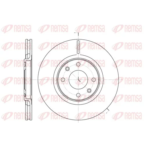 Brzdový kotúč REMSA 6306.10