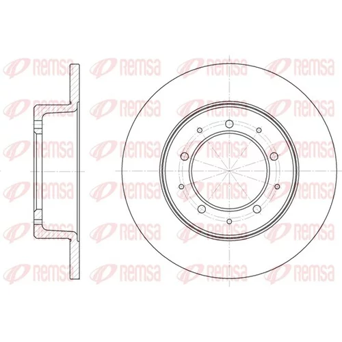 Brzdový kotúč REMSA 6333.00