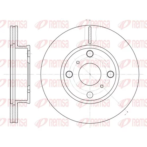 Brzdový kotúč REMSA 6402.10