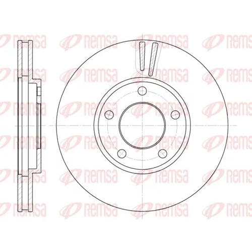 Brzdový kotúč REMSA 6419.10