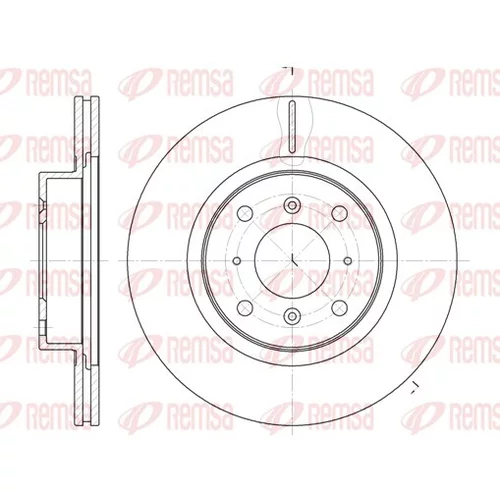 Brzdový kotúč REMSA 6484.10